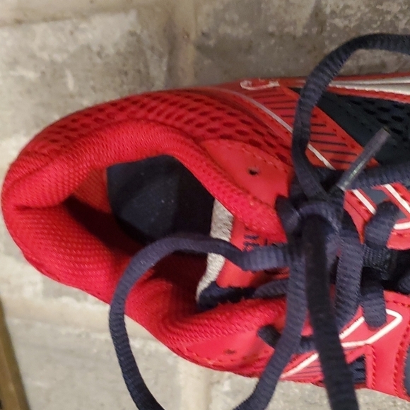 Saucony Shoee Mens Size 6 Cohesion Sneakers Red Blue Gray - Picture 8 of 11